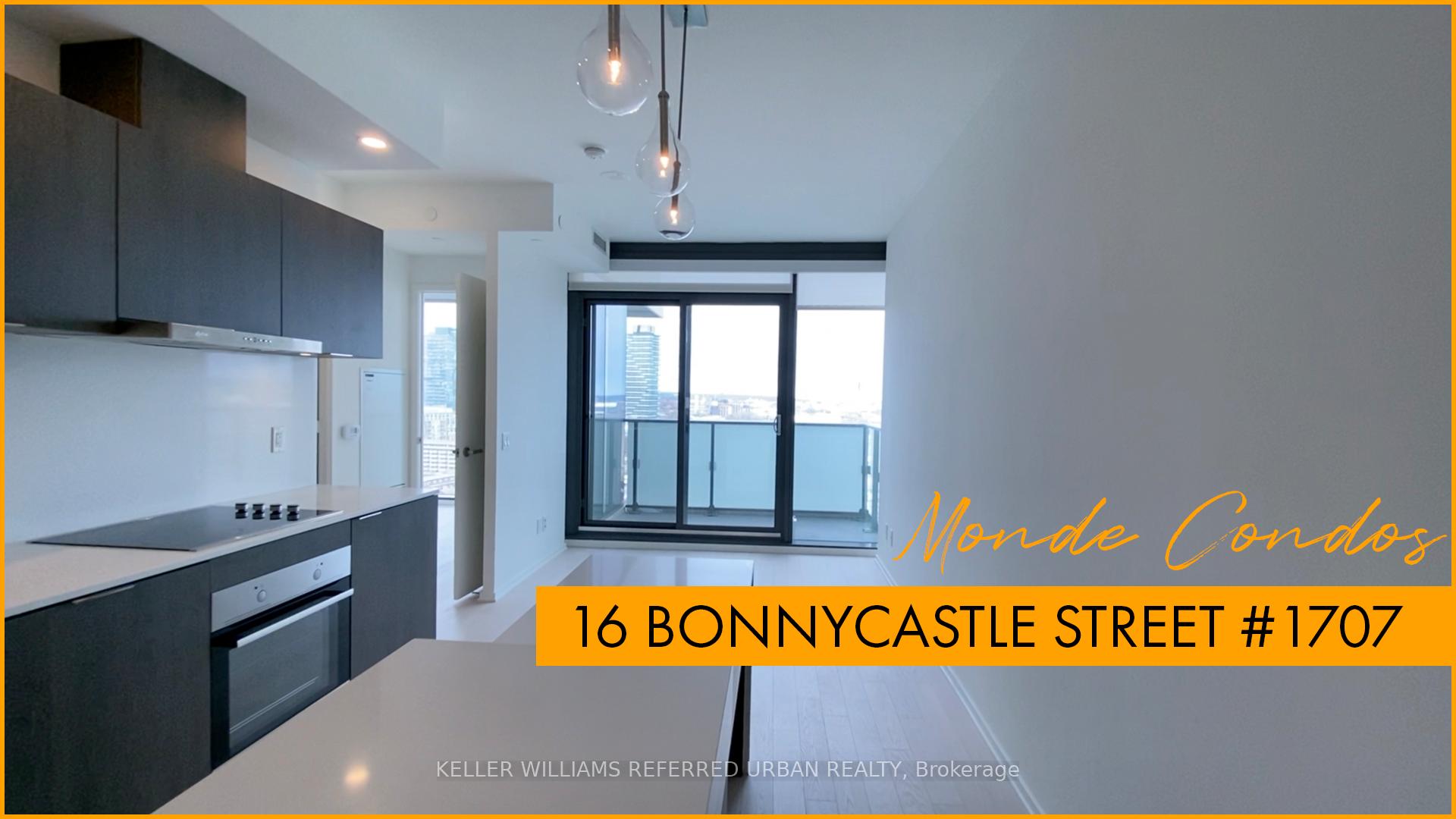 1707 - 16 Bonnycastle Street, Toronto C08, ON, exterior