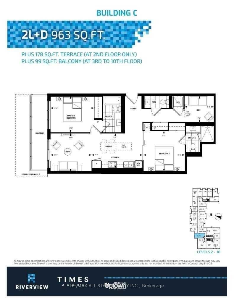 809 - 38 Water Walk Drive, Markham, ON, exterior