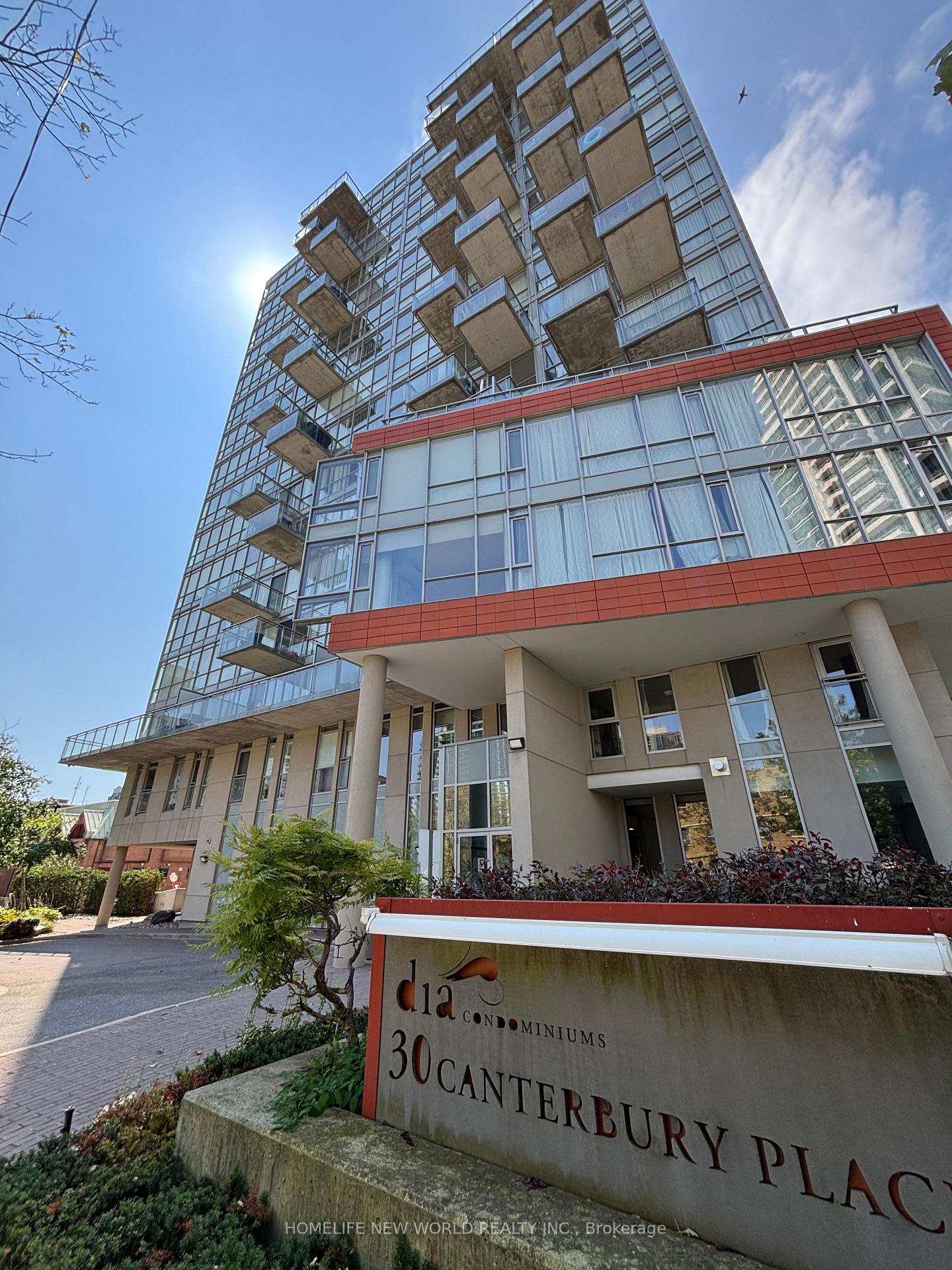 1808 - 30 Canterbury Place, Toronto C07, ON, exterior