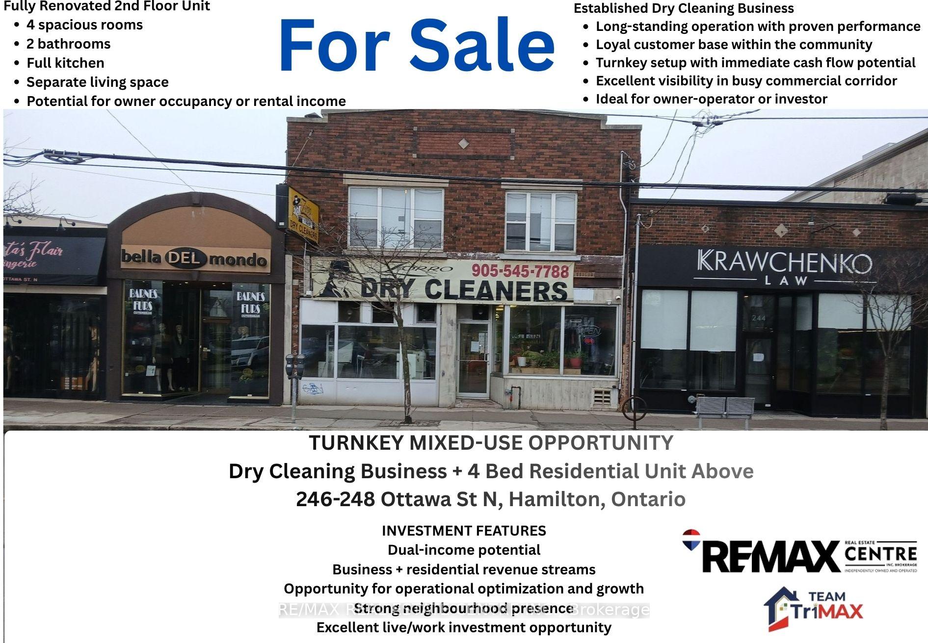 246-248 Ottawa Street N, Hamilton, ON, exterior
