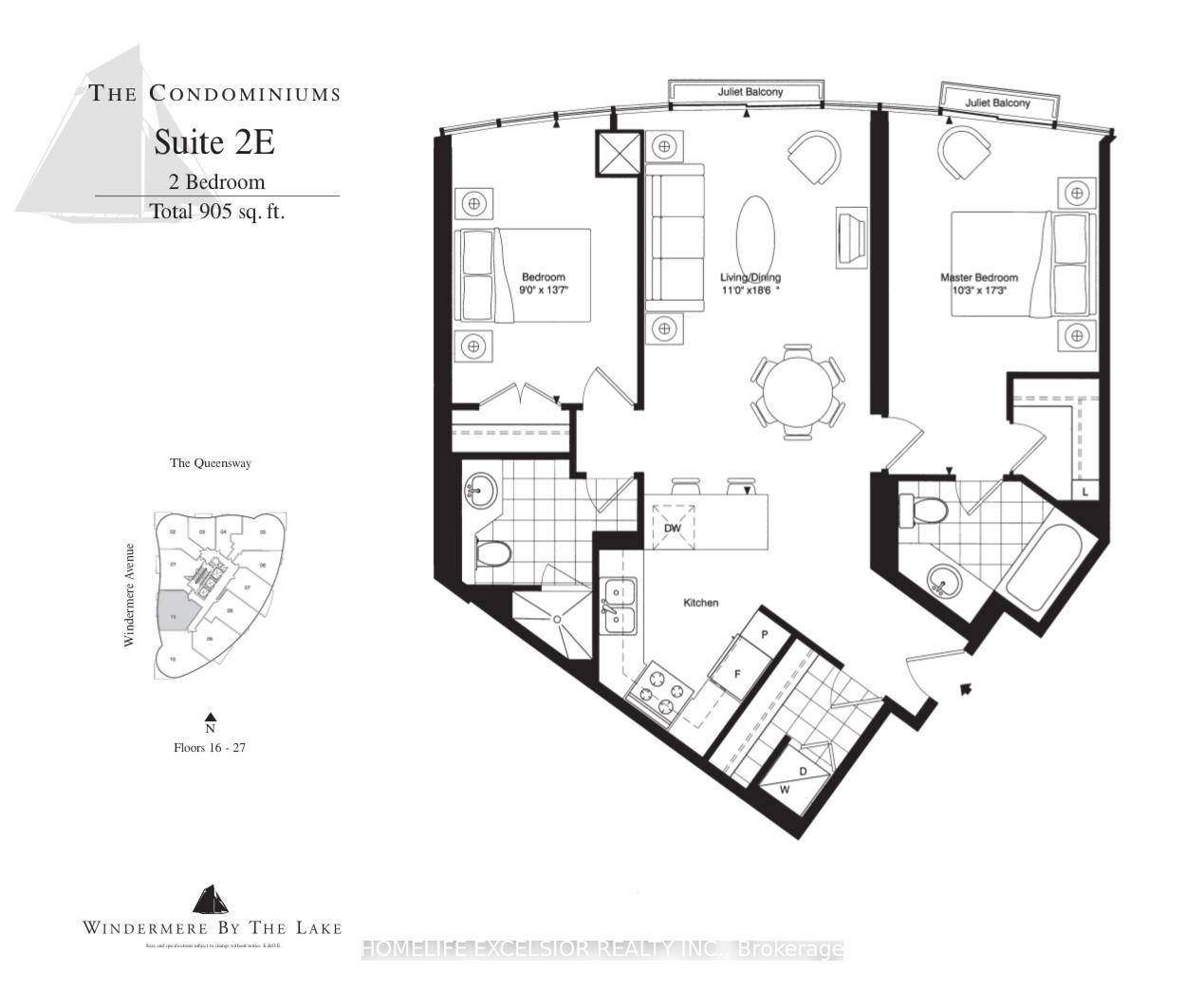 2411 - 15 Windermere Avenue, Toronto W01, ON, exterior
