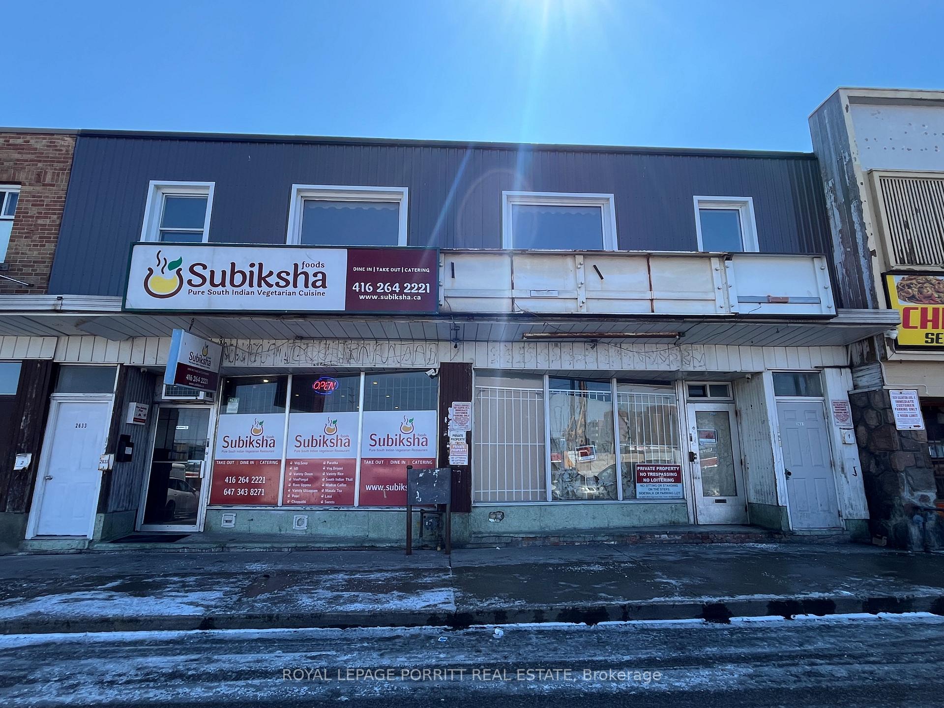 2633 Eglinton Avenue E, Toronto E04, ON, exterior